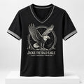 The Bald Eagle Aged 14 Forever Wild Forever Free 2026 V-Neck Shirt Jackie Memorial Clothing - Merchluma