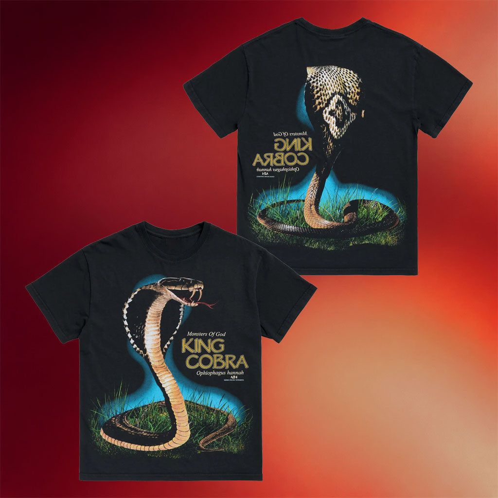 A24 Merch 2026 Monsters Of God X Online Ceramics King Cobra Shirt Gift For Snake Lovers - Joyoce - Merchluma