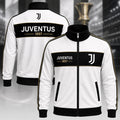 Juventus 2026 Zipper Stand Collar Jacket Juventus FC Merch Gift Idea For Football Fans - Merchluma