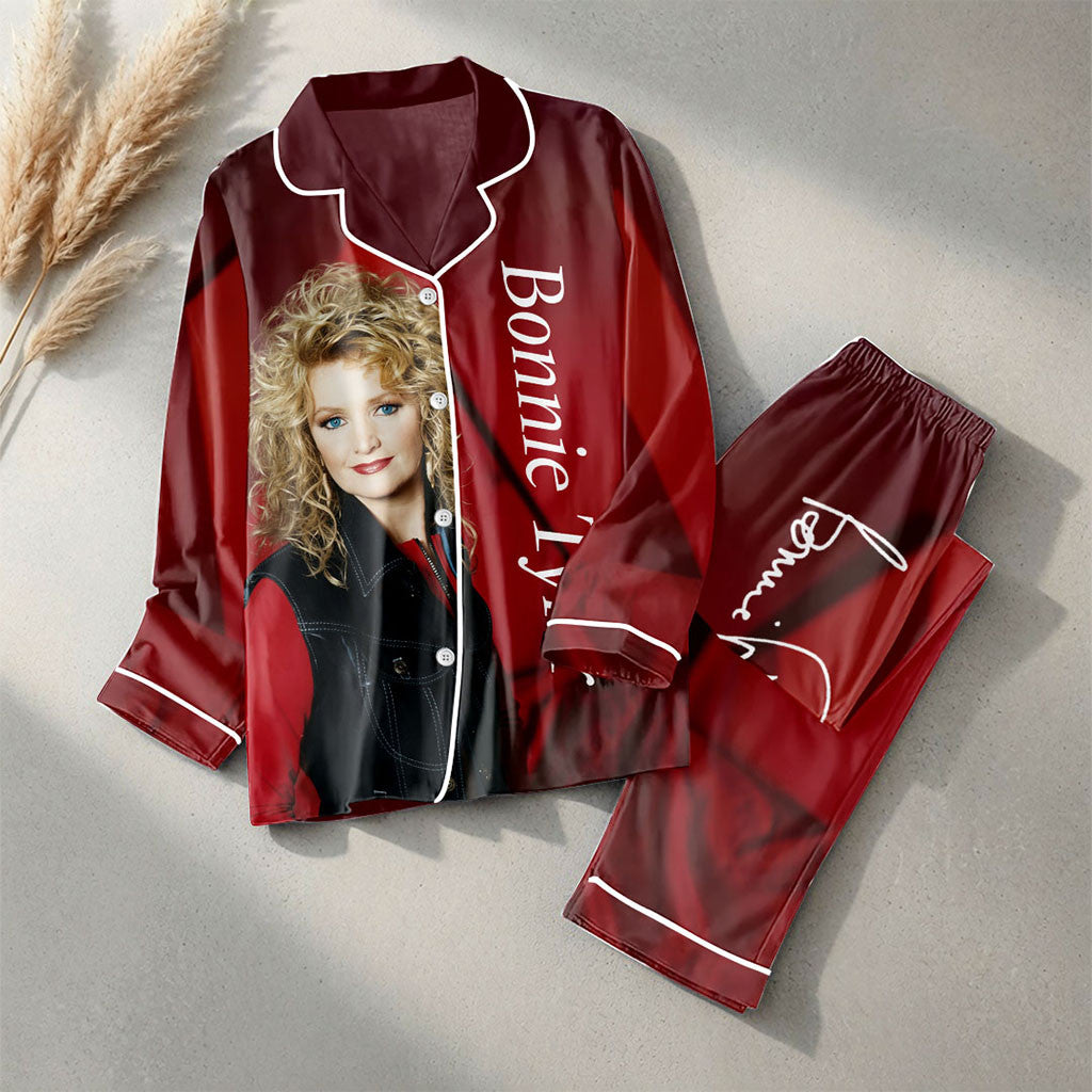 Bonnie Tyler Merch 2026 Total Eclipse Of The Heart Pajama Set Best Gifts For Music Lovers - Merchluma