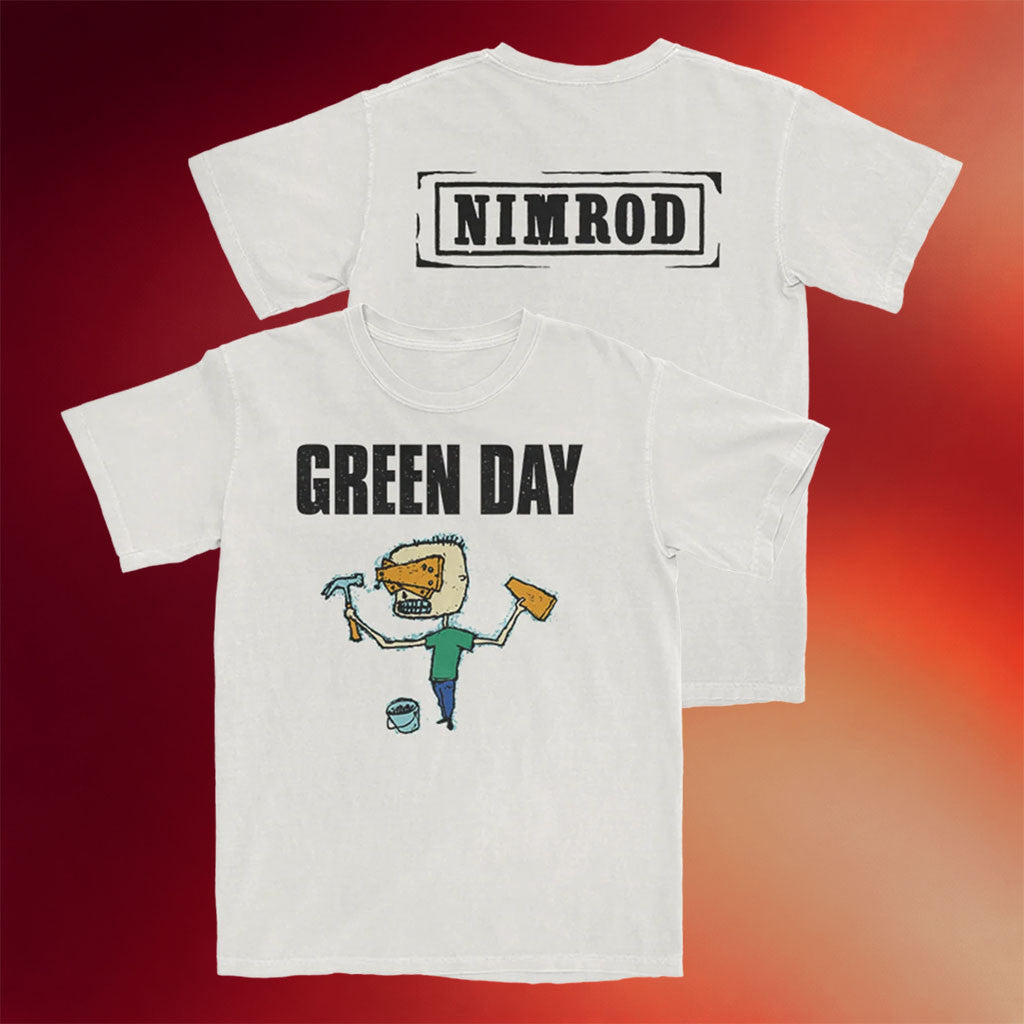 Green Day Merch 2026 Nimrod Vintage Blindfold T-Shirt Gifts For A Rock Music Lover - Joyoce - Merchluma