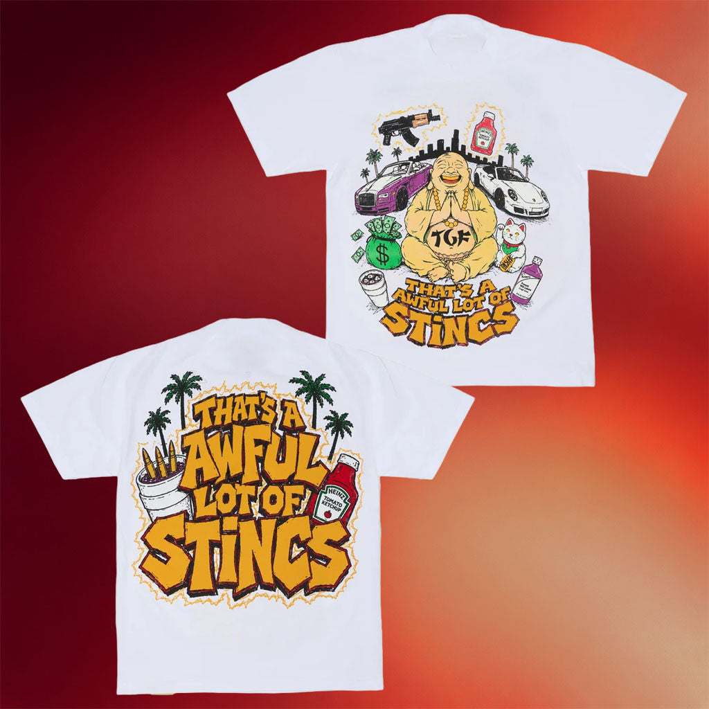 That's A Awful Lot Of Cough Syrup Merch 2026 Awful Lot Of Stincs Buddha T-Shirt Useful Gifts - Joyoce - Merchluma