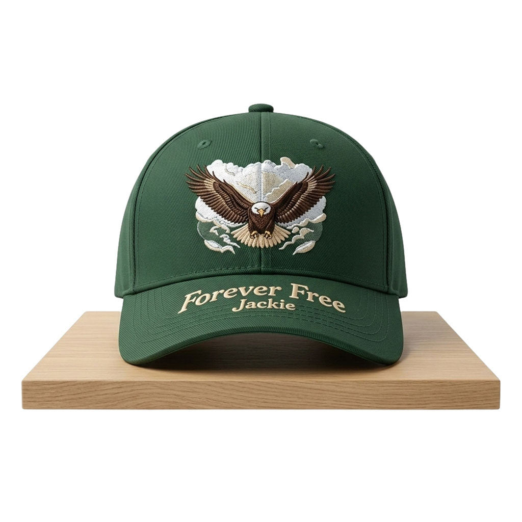 Eagle Fly Free Jackie 2012 2026 Hat Embroidered In Loving Memory Jackie Cap Gifts For Him - Merchluma