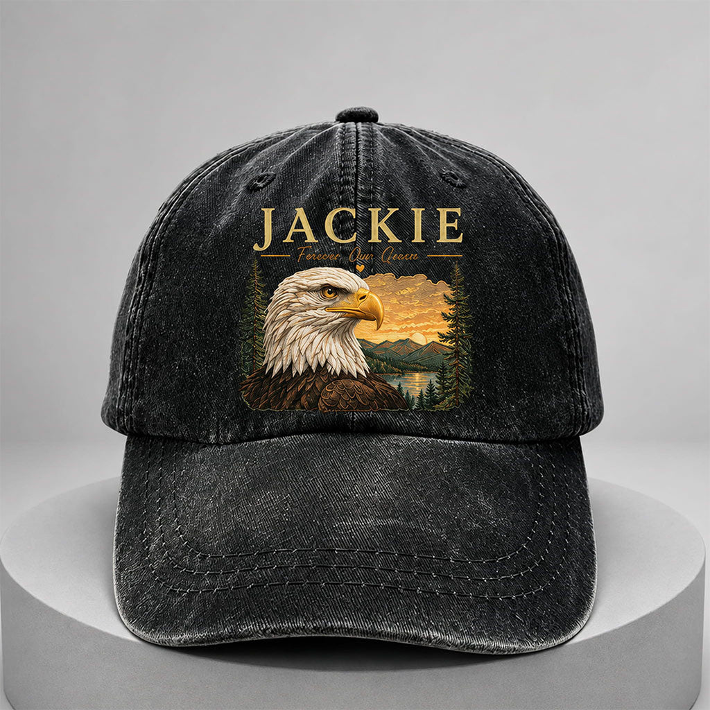 Bald Eagle Jackie Forever Our Queen Hat Proud Honor Jackie Cap Gifts For Brother - Merchluma