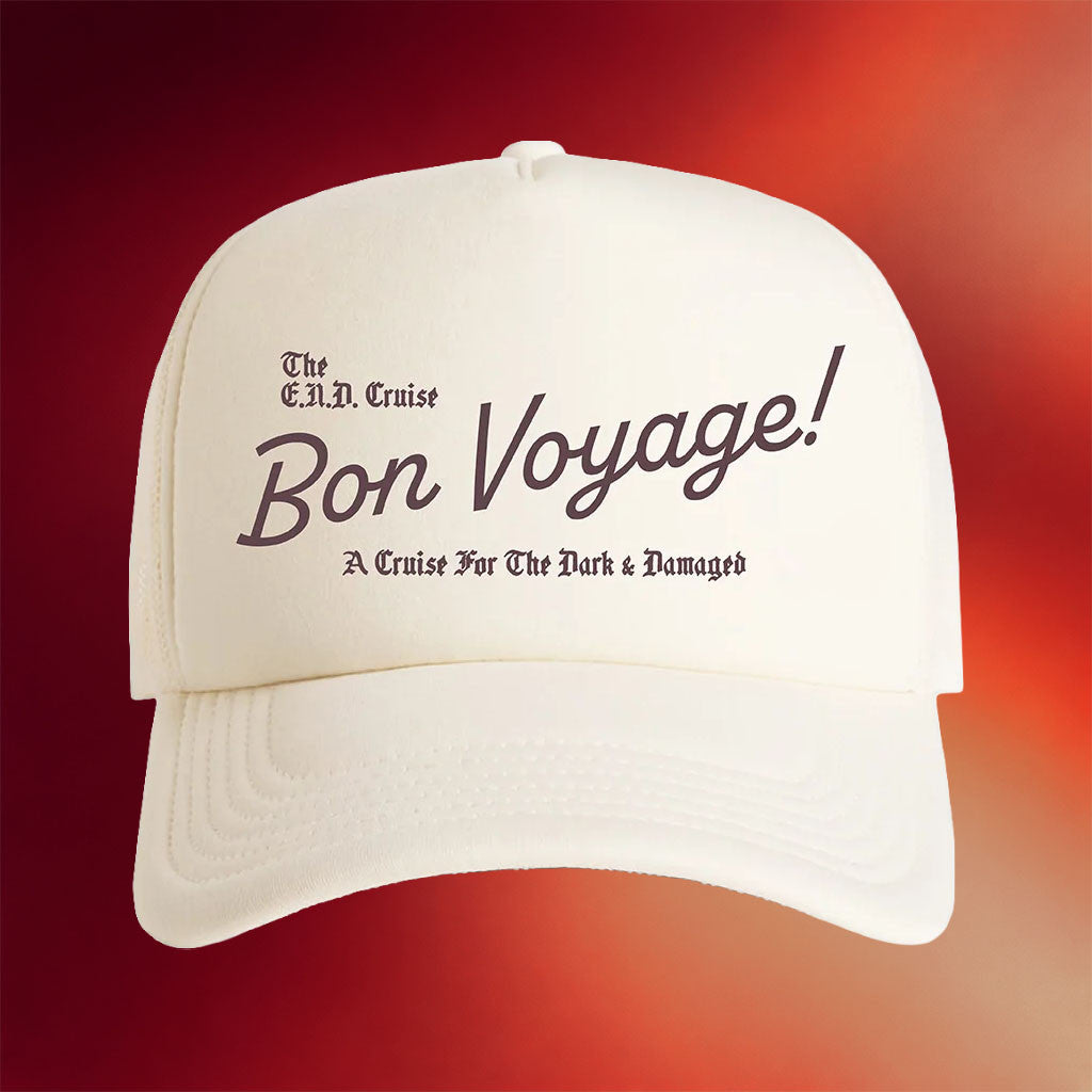 Emo's Not Dead Merch 2026 Bon Voyage Trucker Hat END Cruise Cap Gift For Fans - Joyoce - Merchluma