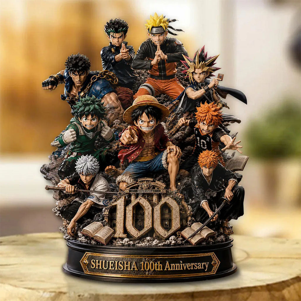 Shueisha 100th Anniversary 1926-2026 Anime Legends Acrylic Plaque Shueisha Merch Decor Gift - Merchluma