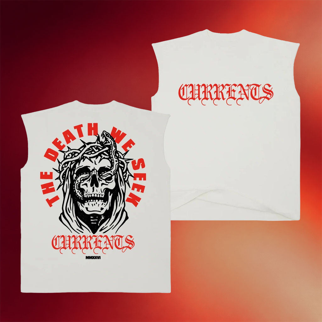 Currents Merch 2026 Skull Tank Top The Death We Seek Clothing Gift For Fans - Joyoce - Merchluma