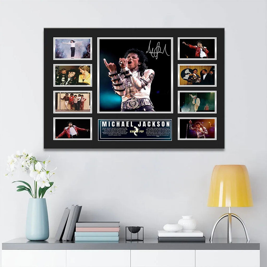 Michael Jackson Merch The King Of Pop Michael Jackson Poster Wall Art Gifts For Music Fans - Merchluma