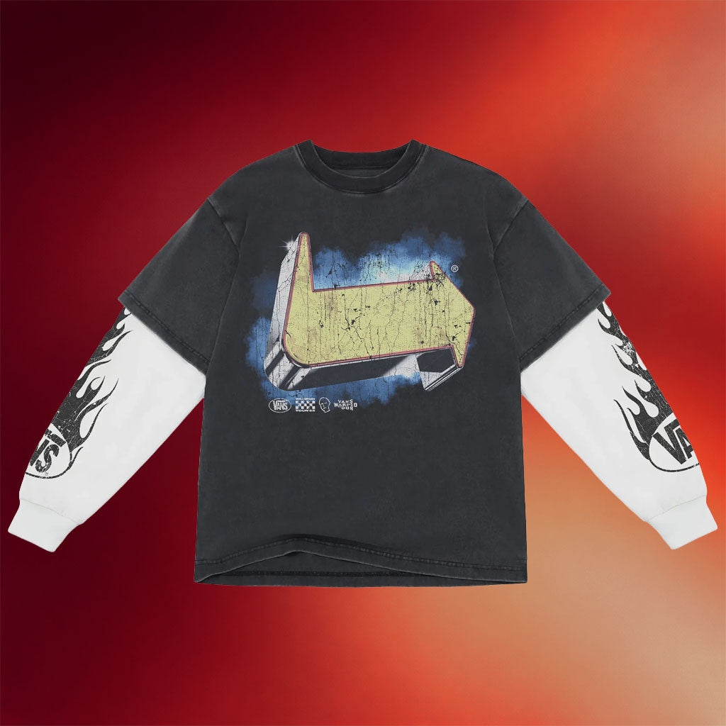 Vans Warped Tour Merch 2026 Throwback Long Sleeve Shirt Unique Gifts For Music Lovers - Joyoce - Merchluma