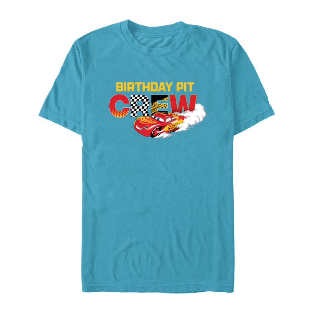 F1 Lightning McQueen Merch 2026 Birthday Pit Crew T-Shirt Cars Lightning McQueen Merch Gifts - Merchluma