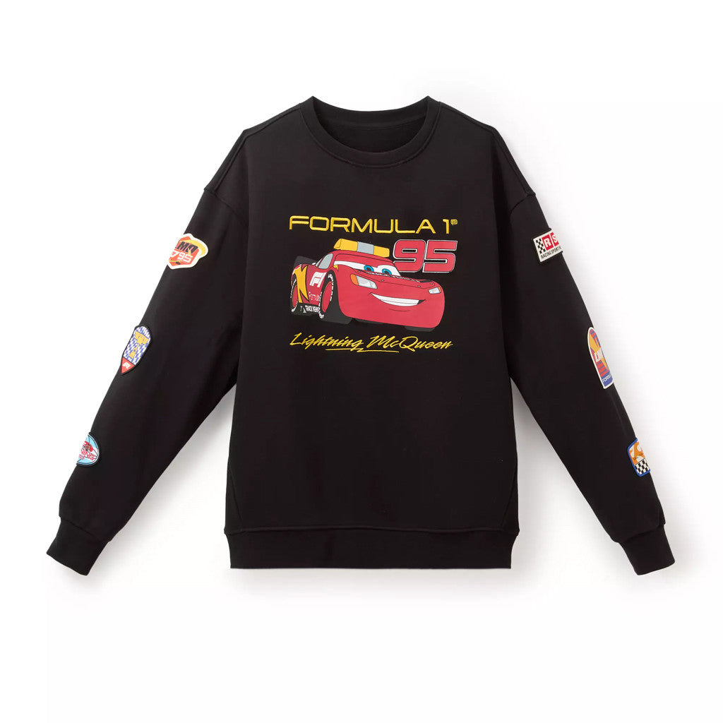 F1 Lightning McQueen Merch 2026 D And Pixar's Cars With Formula 1 Lightning McQueen Sweatshirt - Merchluma