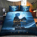 Harry Potter 25 Years of Magic Bedding Set Harry Potter Merch Bedroom Decor Fans Gifts - Merchluma