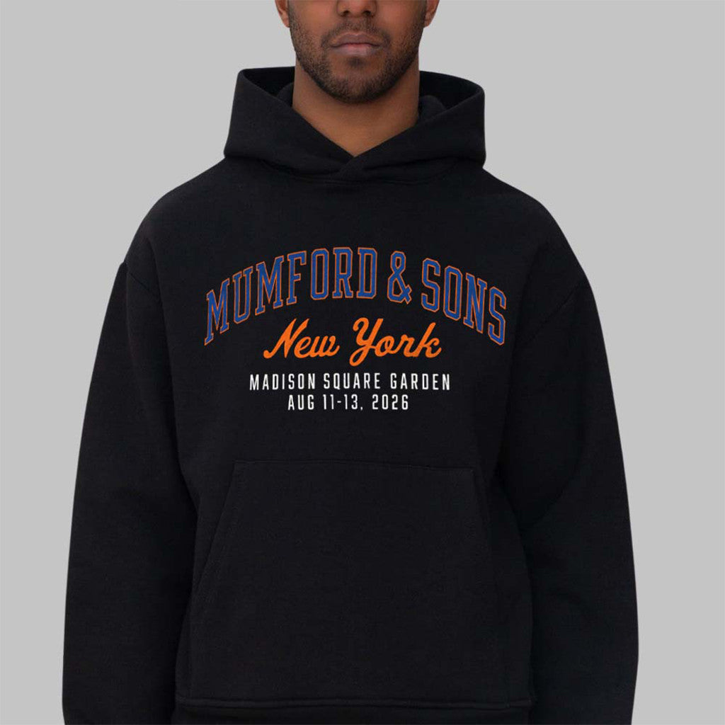 Mumford And Sons New York City 2026 Hoodie Mumford And Sons x KY Knicks Merch Fans Gifts - Merchluma