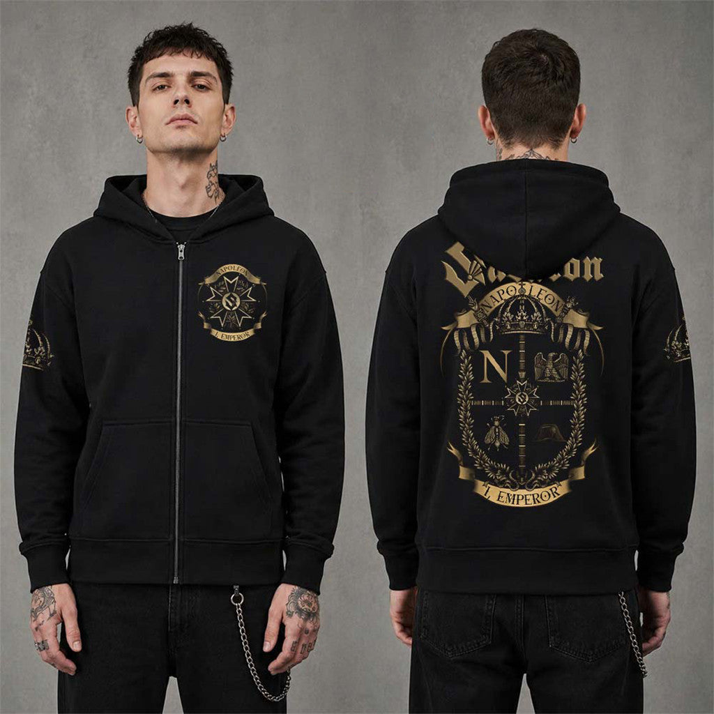 Sabaton I Emperor Zip Hoodie Sabaton Merch Unique Gifts For Music Lovers - Merchluma