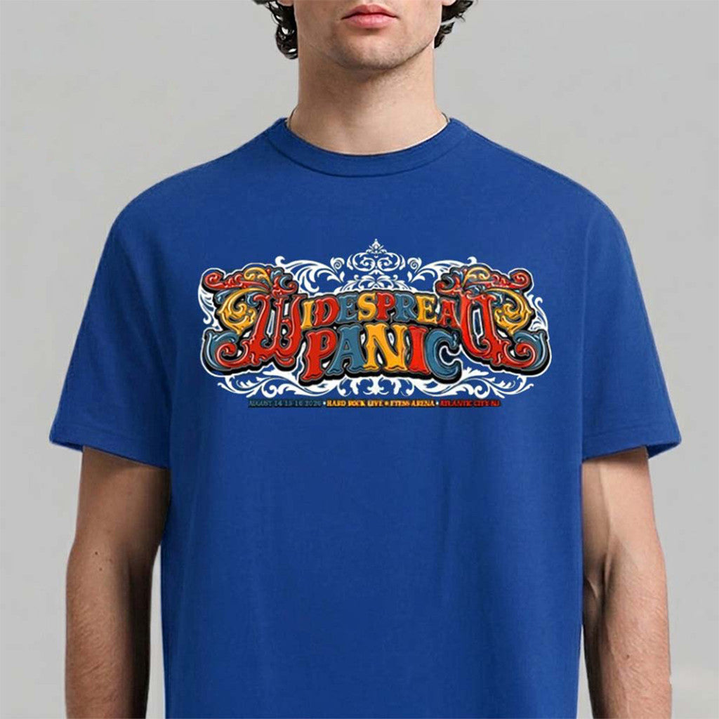 Widespread Panic Merch Atlantic City NJ 2026 Event T-Shirt Good Gifts For Boyfriend - Merchluma