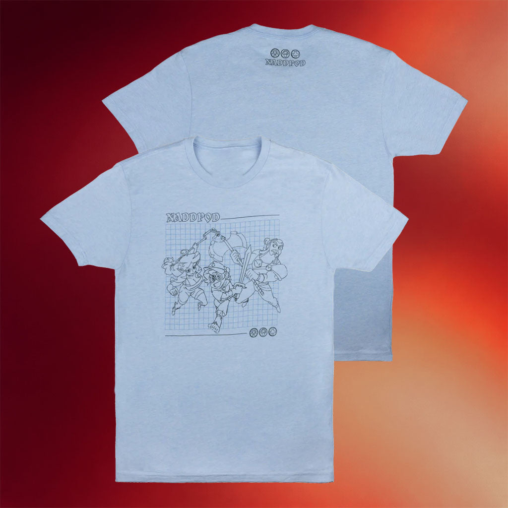 NaddPod Merch 2026 Sketch T-Shirt Unique Gift For Boyfriend Birthday - Joyoce - Merchluma