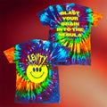 Levity Merch 2026 Blast Your Brain Smiiiley Tie Dye T-Shirt Present For Music Lovers - Joyoce - Merchluma