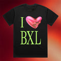 Fontaines DC Merch 2026 I Heart BXL Black T-Shirt Presents For Rock Music Lovers - Joyoce - Merchluma