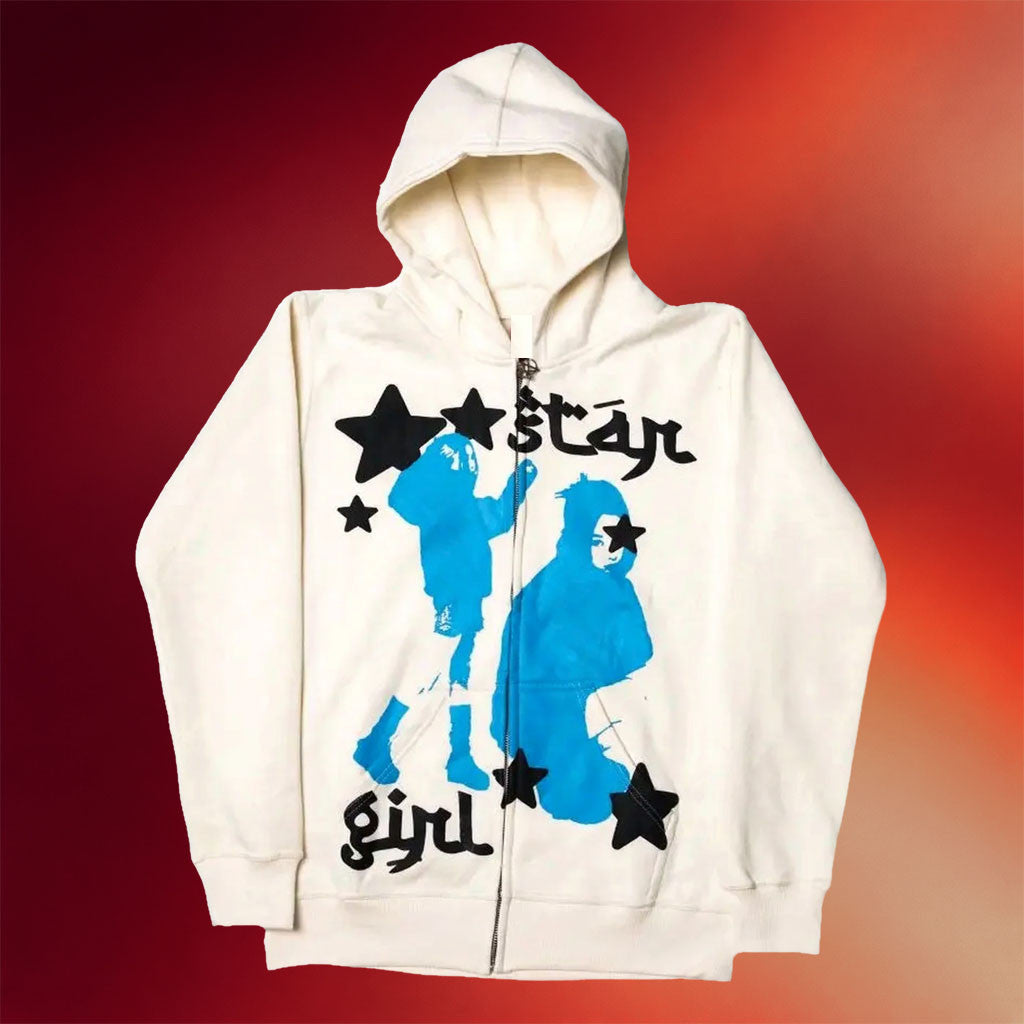 Pholoh Merch 2026 Star Girl Zip Hoodie Birthday Gift Ideas For Besties - Joyoce - Merchluma
