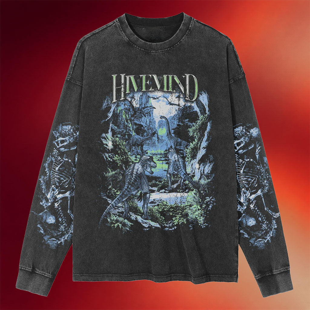 Hivemind Merch 2026 Hivemind Jurassic Long Sleeve Shirt Unique Gift For Friends - Joyoce - Merchluma