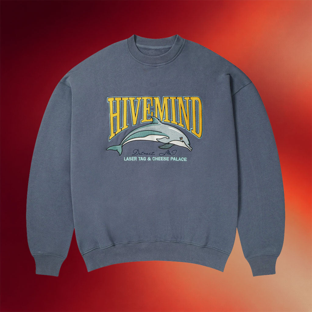 Hivemind Merch 2026 Hivemind Dolphin Crewneck Sweatshirt Birthday Ideas For Boyfriend - Joyoce - Merchluma