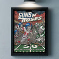 Guns N Roses East Rutherford New Jersey 2026 Event Poster Guns N Roses Merch Art On Wall - Merchluma