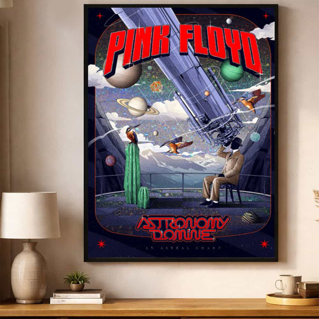 Pink Floyd Astronomy Domine An Astral Chant 2026 Poster Pink Floyd Merch Bedroom Wall Decor - Merchluma