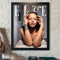 Rihanna Graces The Cover Of Elle Rihanna Our Forever Muse Poster Rihanna Merch Art On Wall - Merchluma