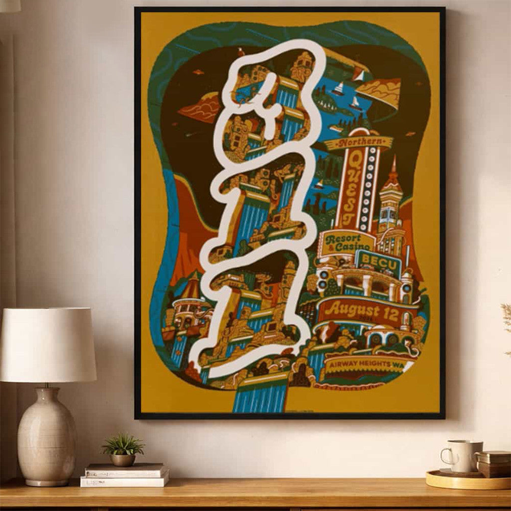 311 Band Airway Heights WA Event Poster 311 Band Merch Music Lovers Wall Art Decor - Merchluma