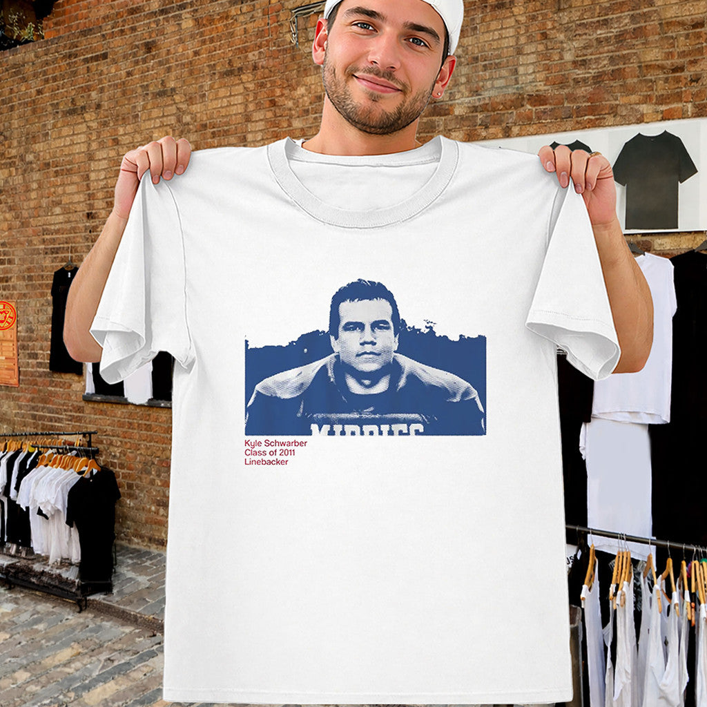 Kyle Schwarber Linebacker Class of 11 Shirt Philly Football Tee Philadelphia Phillies Merch - Merchluma