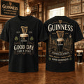 Guinness Beer Good Day For A Pint Brewed In Dublin T-Shirt Present For Fathers - Merchluma