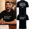 WNBPA 2026 Pay Us What You Owe Us T-Shirt Best Gift For A Basketball Fan - Merchluma