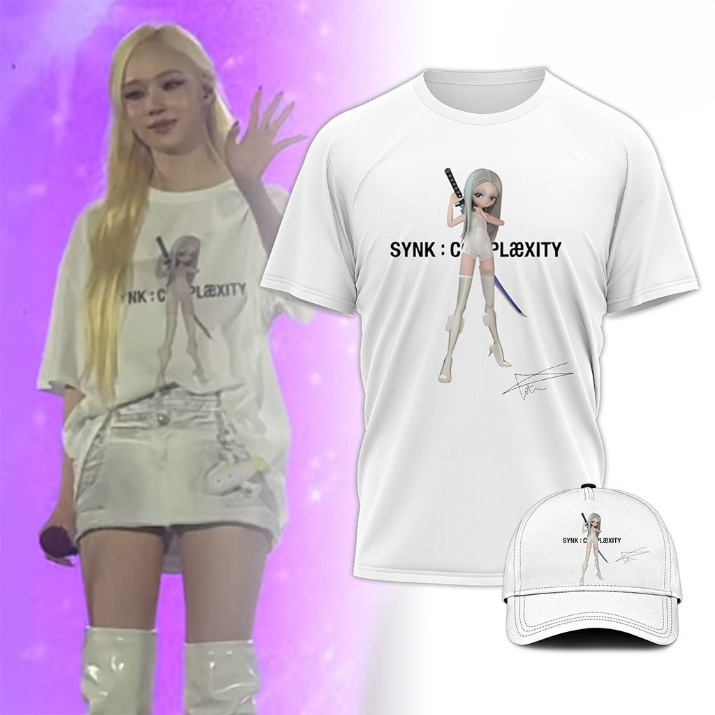 Aespa Winter Synk Complexity Tour 2026 Signed T-Shirt Aespa Merch Gift For Kpop Fans - Merchluma
