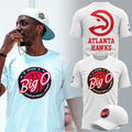 Atlanta Hawks Big O Basketball Camp 2026 T-Shirt Atlanta Hawks Merch Best Gift For Fans - Merchluma