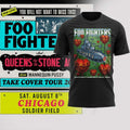 Foo Fighters Take Cover Tour 2026 Chicago IL Special Shirt Foo Fighters Merch Band Fan Gifts - Merchluma