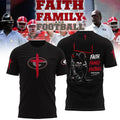Georgia Bulldogs Faith Family Football 2026 T-Shirt Georgia Bulldogs Merch Football Lovers Gift - Merchluma