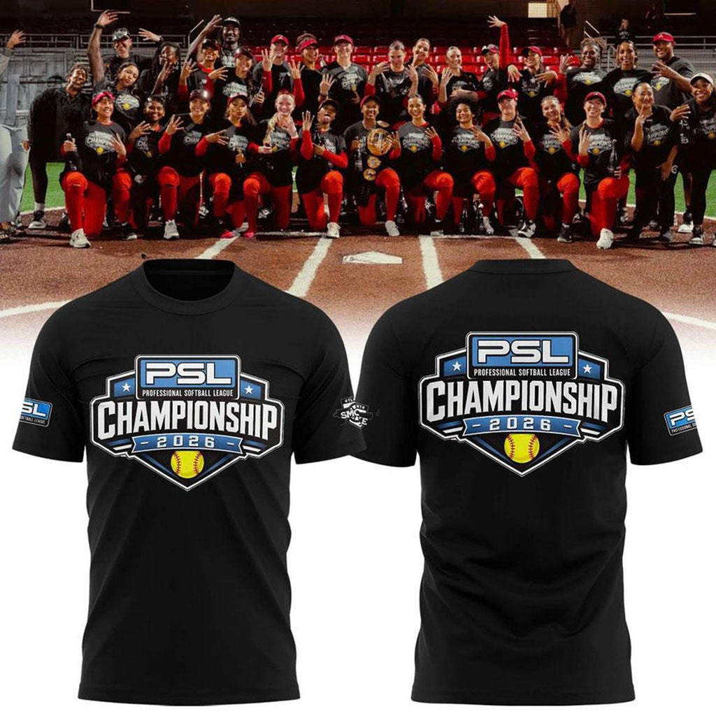 The Atlanta Smoke 2026 PSL Championship T-Shirt The Atlanta Smoke Merch Gift For Softball Fans - Merchluma