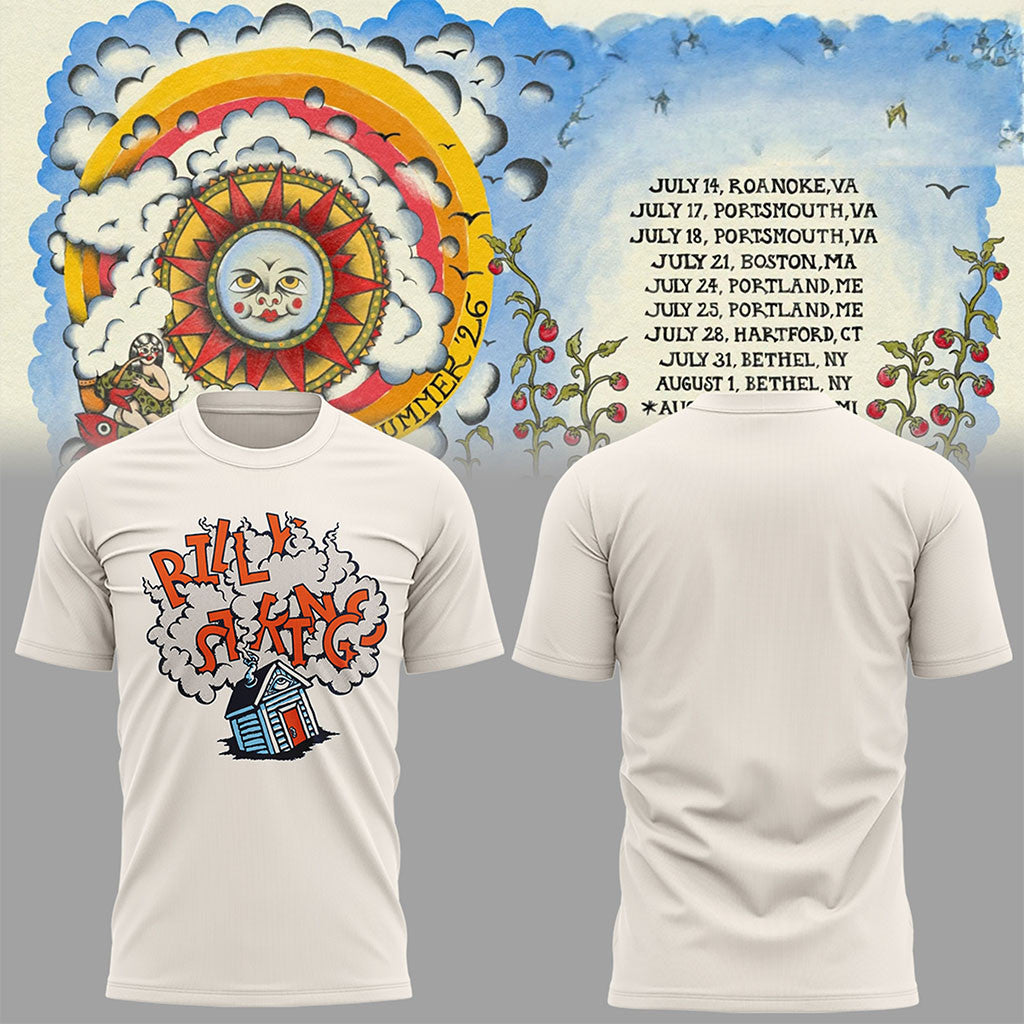 Billy Strings Summer Tour 2026 Hydrangea T-Shirt Billy Strings Merch Gifts For Music Lovers - Merchluma