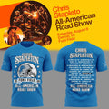 Chris Stapleton X Detroit Lions All American Road Show T-Shirt Chris Stapleton Tour Merch Gifts - Merchluma