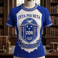 Zeta Phi Beta Sorority Royal Blue Shirt A Community Conscious Shirt Gift For Sisters - Merchluma