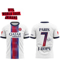JHope Jersey Shirt BTS World Tour Arirang X PSG Signature Away Football Jersey BTS Merch - Merchluma