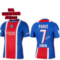 Jimin Jersey Shirt #7 BTS World Tour Arirang X PSG Signature Jersey BTS Merch Gift For Army - Merchluma