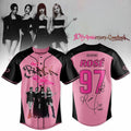Blackpink 10th Anniversary Comeback #97 Rose Baseball Jersey Blackpink Merch Kpop Fan Apparel - Merchluma