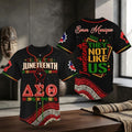 Delta Sigma Theta Sorority Juneteenth Baseball Jersey They Not Like Us Jersey Gift For BFF - Merchluma