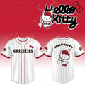 Fresno Grizzlies X Hello Kitty Classic Striped 2026 Night Game Jersey Fresno Grizzlies Merch - Merchluma