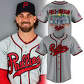 Philadelphia Phillies 2026 Field Of Dreams Game Baseball Jersey Phillies Field Of Dreams Merch - Merchluma