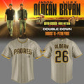 San Diego Padres A Jason Aldean And Luke Bryan 2026 Double Down Tour Baseball Jersey Fan Merch - Merchluma