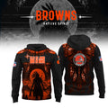 Cleveland Browns Native Spirit Heritage Hoodie 2026 Cleveland Browns Merch Football Fan Gifts - Merchluma