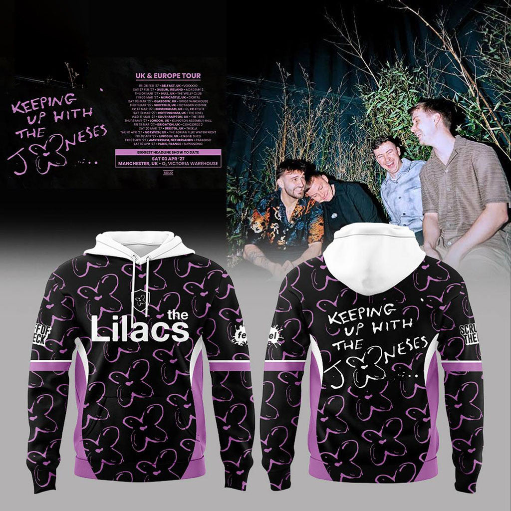 The Lilacs Keeping Up With The Joneses Tour 2026 Hoodie The Lilacs Merch Gift For Band Fans - Merchluma