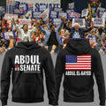 Abdul El-Sayed Wins Michigan Democratic 2026 US Flag Hoodie Patriotic Gifts Ideas - Merchluma